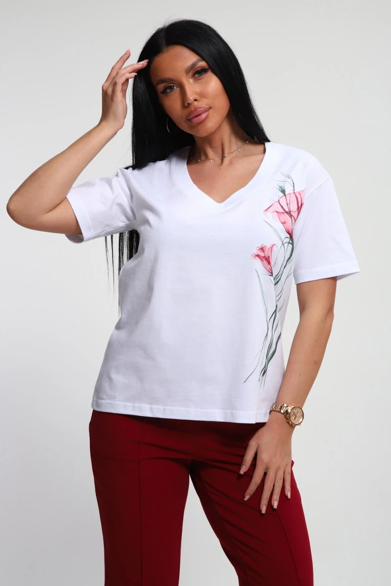 Костюм с брюками 74724 (бордовый)