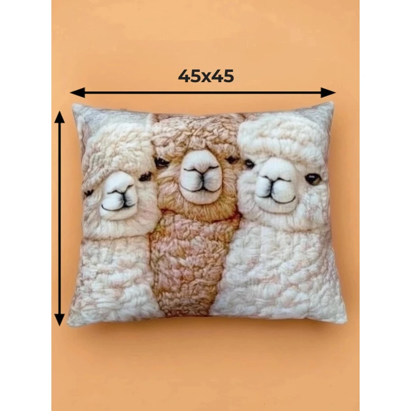 Наволочка декоративная Альпака 3 (бежевый)