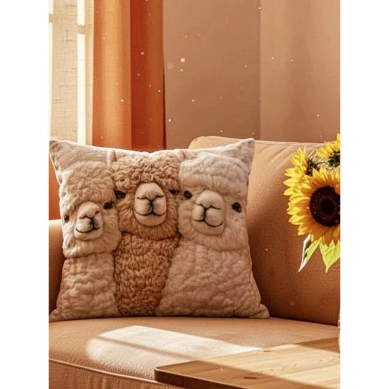 Наволочка декоративная Альпака 3 (бежевый)