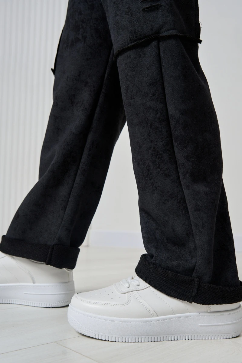 Детские брюки 67195 (черный винтаж)