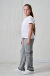 Детские брюки 67195 (серый винтаж)