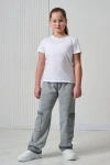 Детские брюки 67195 (серый винтаж)