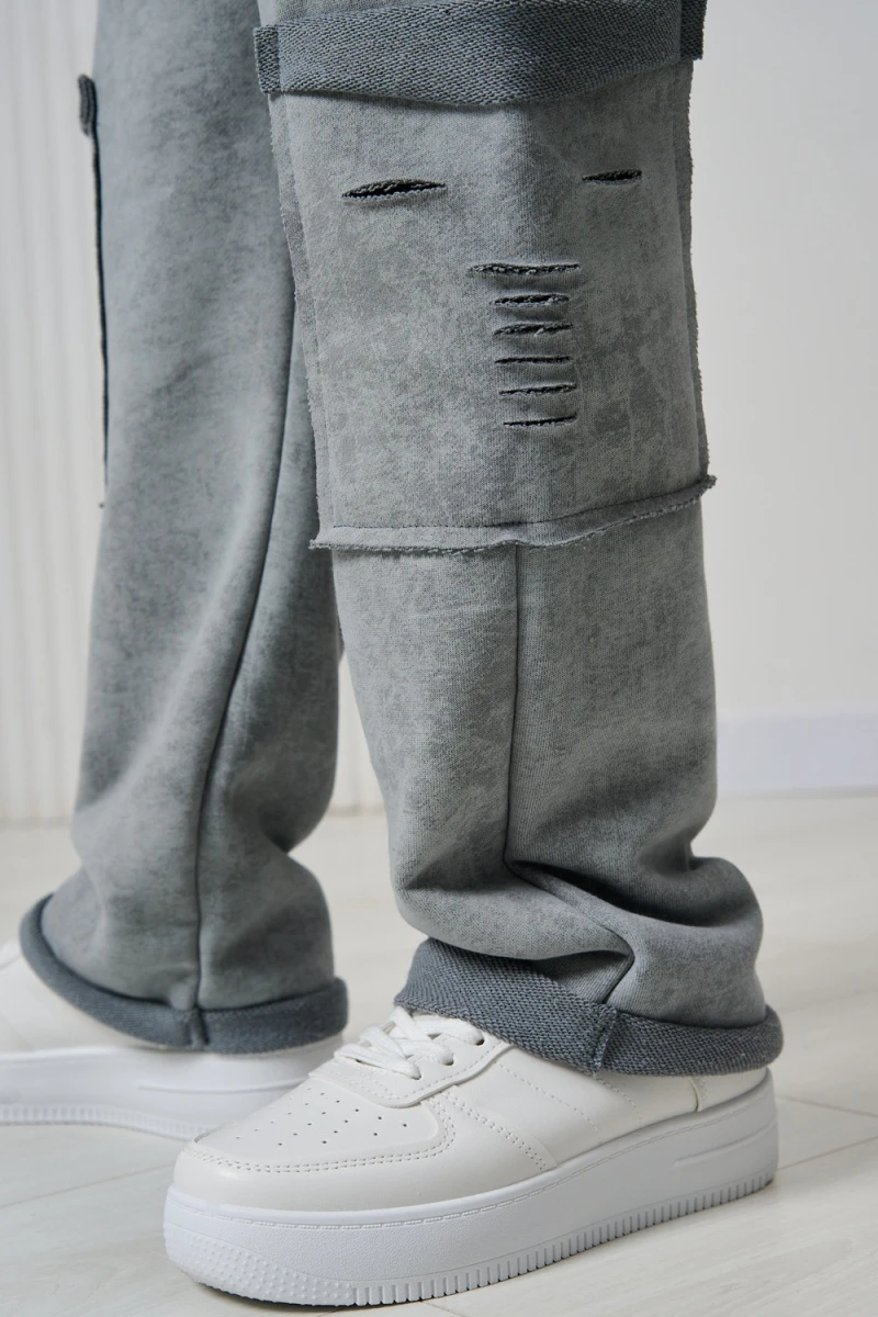 Детские брюки 67195 (серый винтаж)