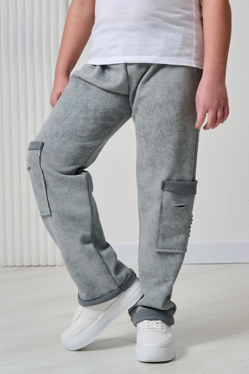 Детские брюки 67195 (серый винтаж)