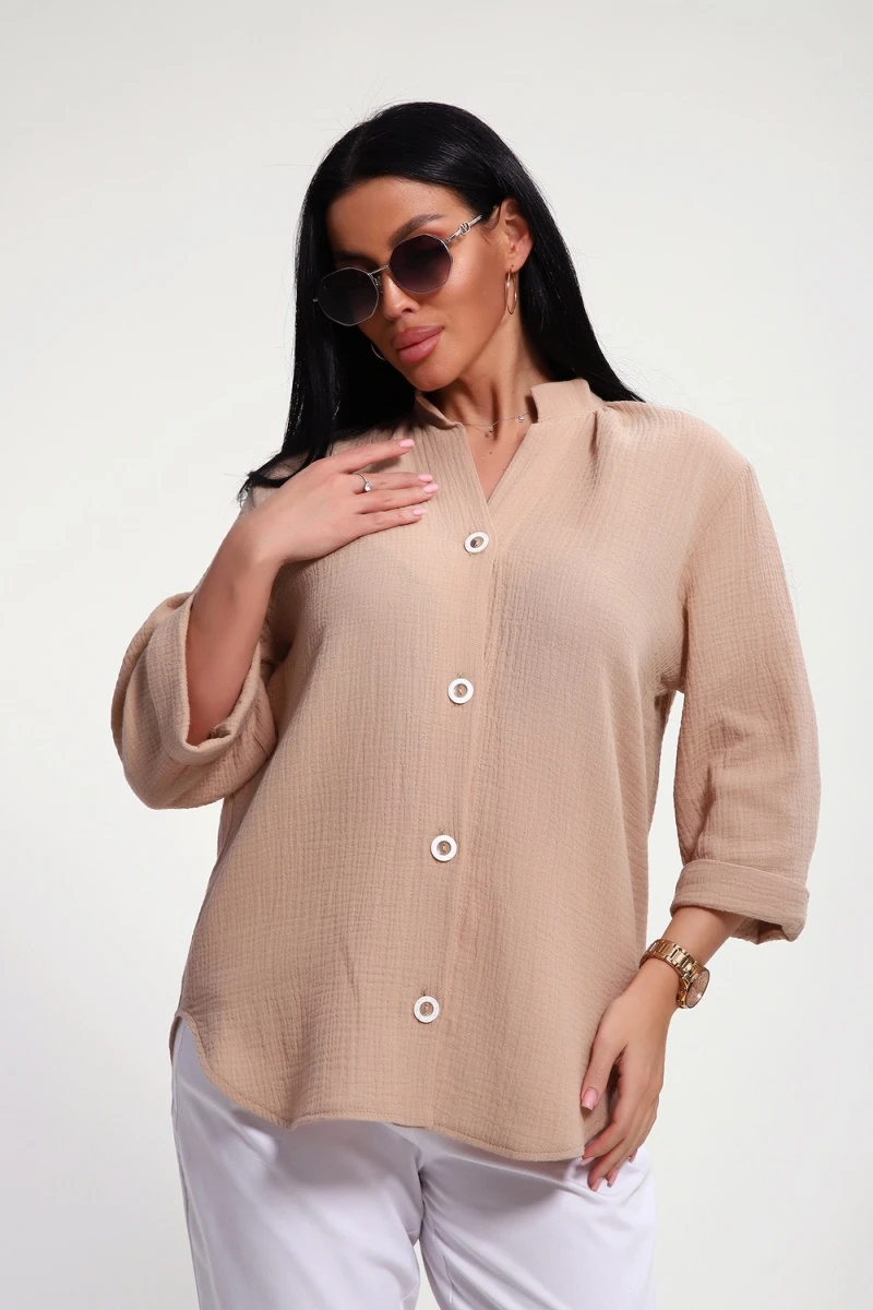 Рубашка 32745 (капучино)