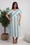 Платье 348т (бирюзовый)