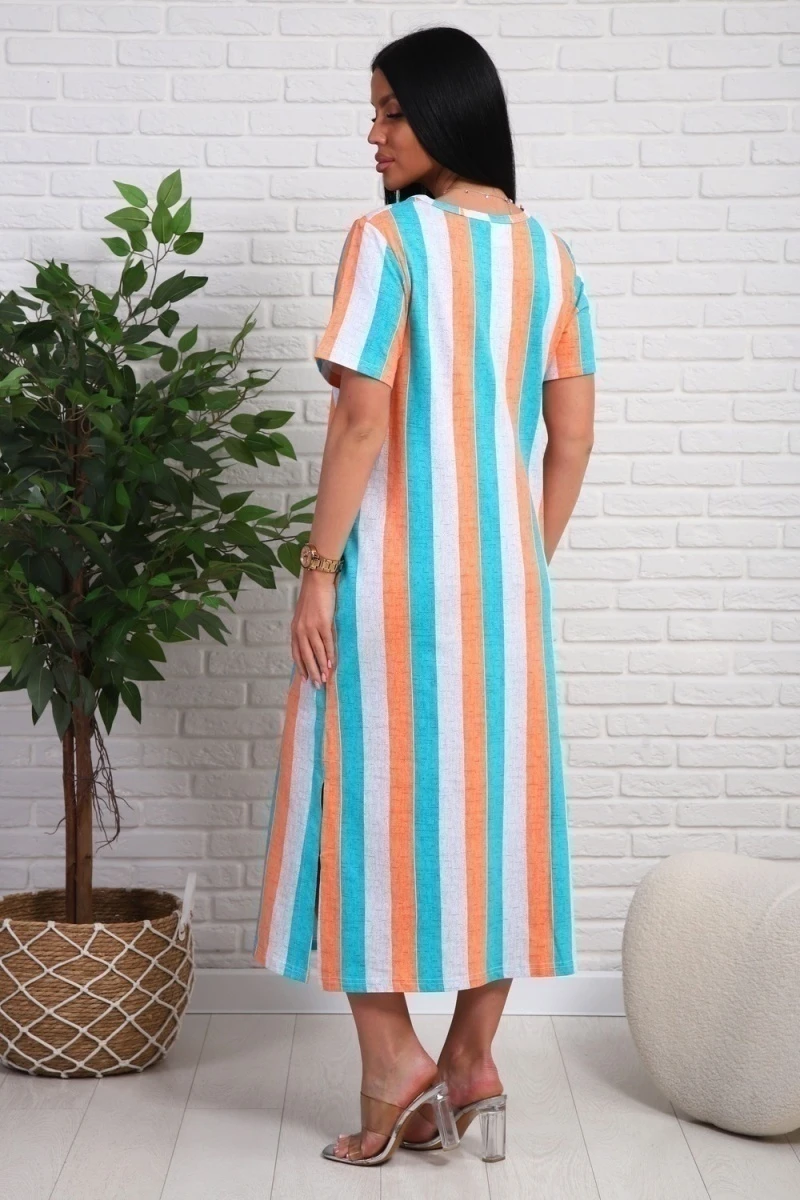 Платье 348т (бирюзовый)