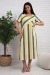 Платье 348т (желтый/зеленый)