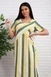 Платье 348т (желтый/зеленый)