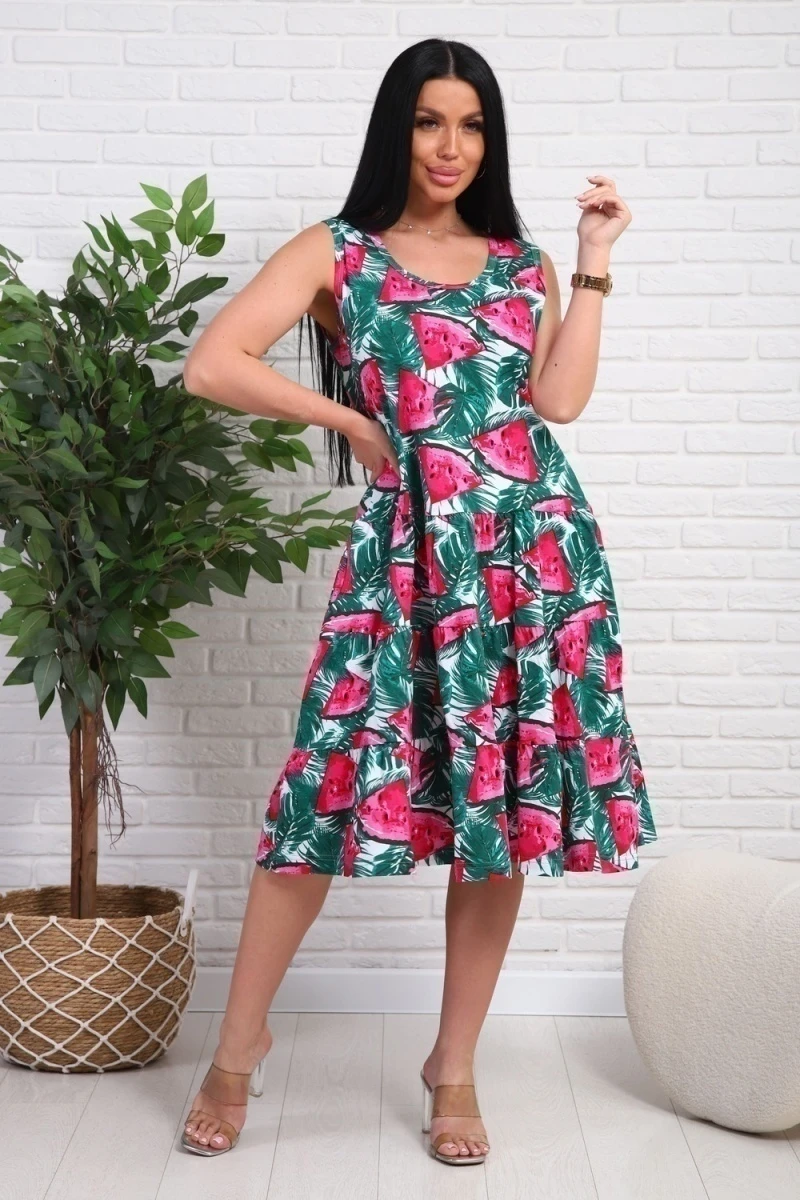 Платье 344т (арбузы)