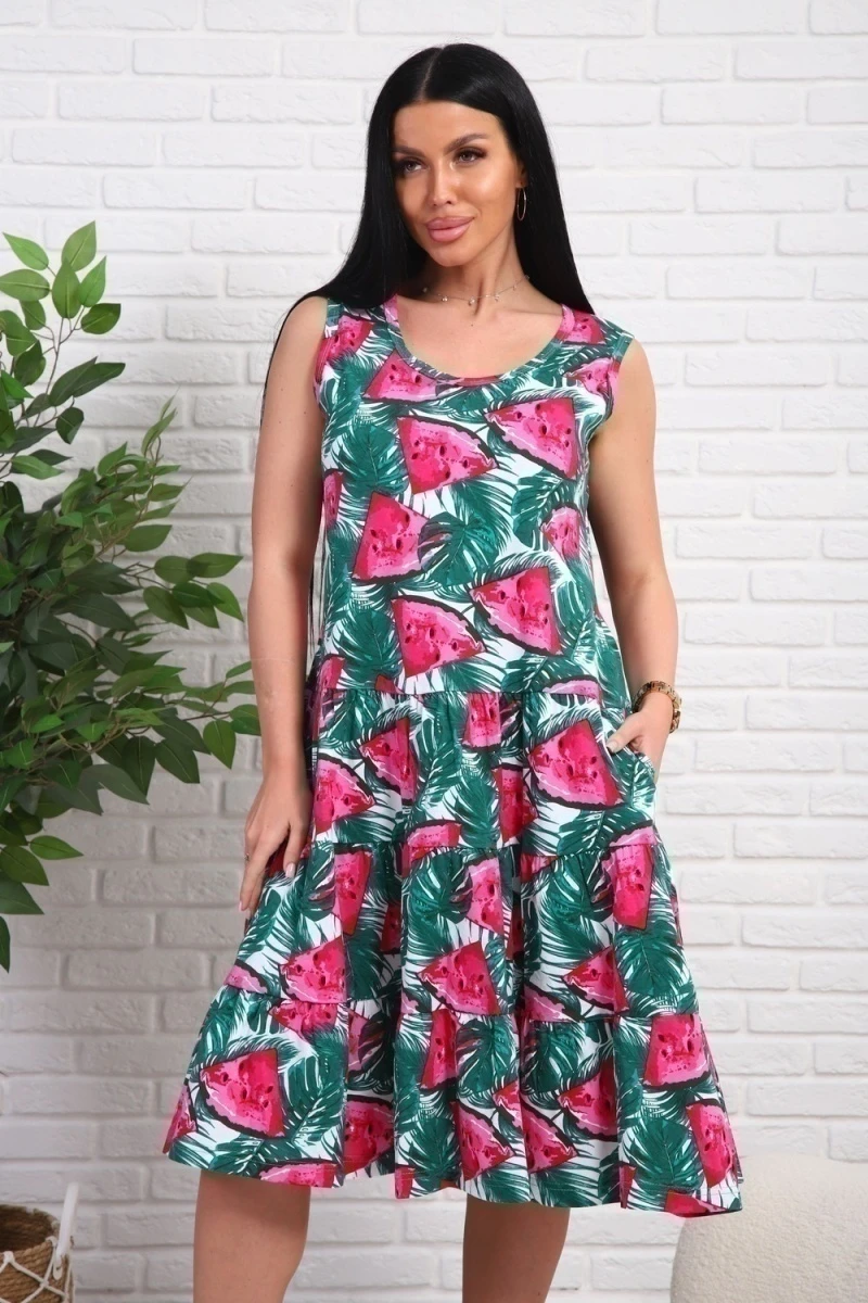 Платье 344т (арбузы)