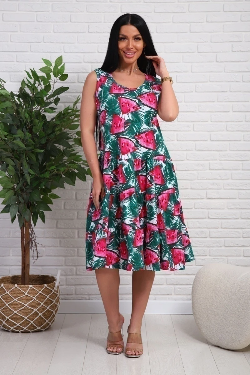 Платье 344т (арбузы)