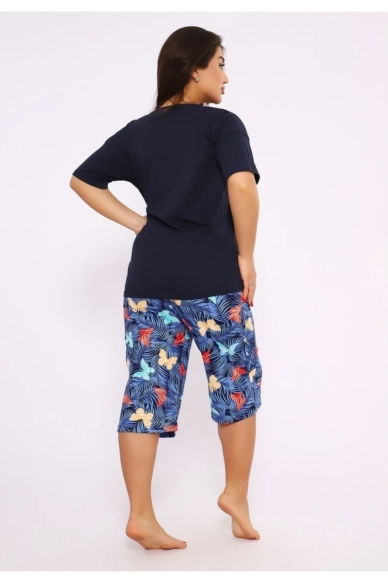 Костюм с бриджами 623 (синий)