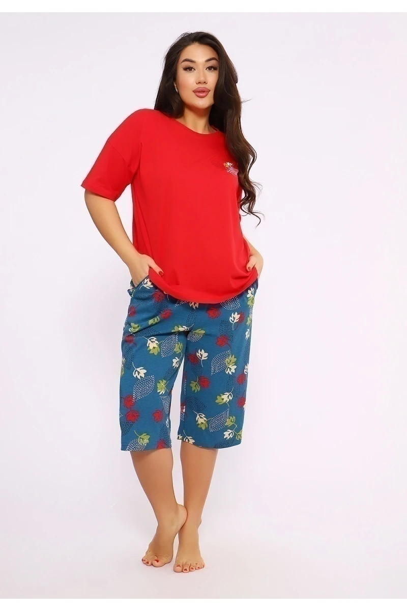 Костюм с бриджами 623 (красный)