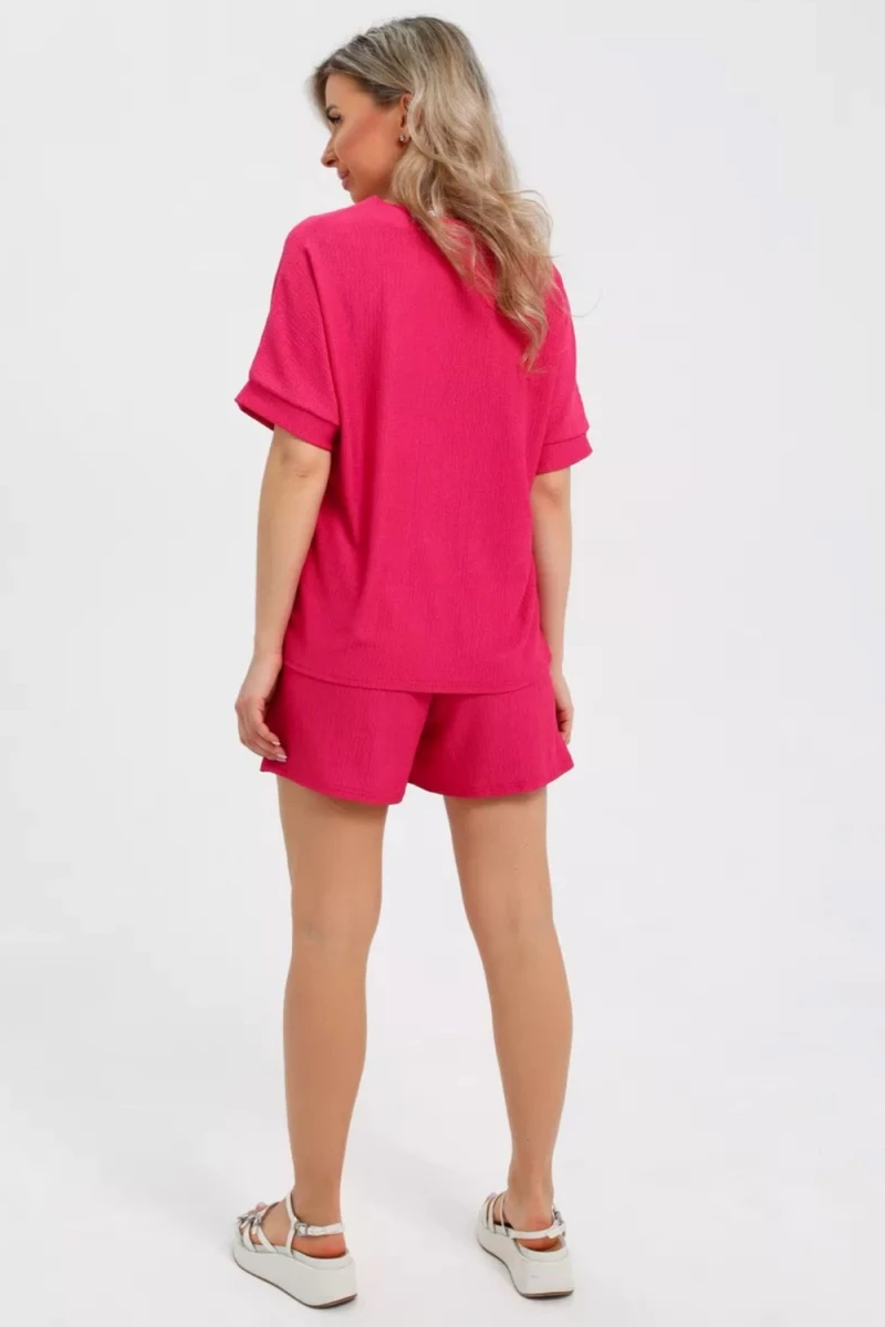 Костюм с шортами КЖ-005 Жатка (фуксия)
