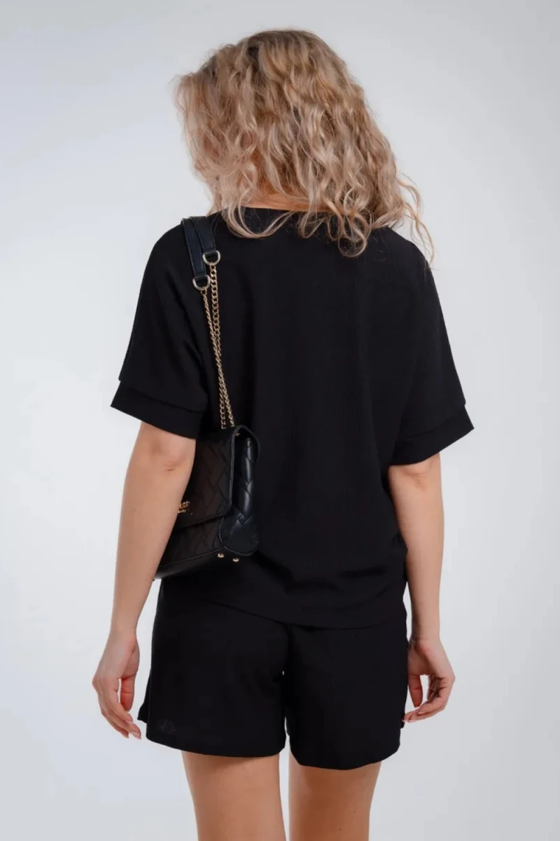 Костюм с шортами КЖ-005 Жатка (черный)