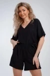 Костюм с шортами КЖ-005 Жатка (черный)