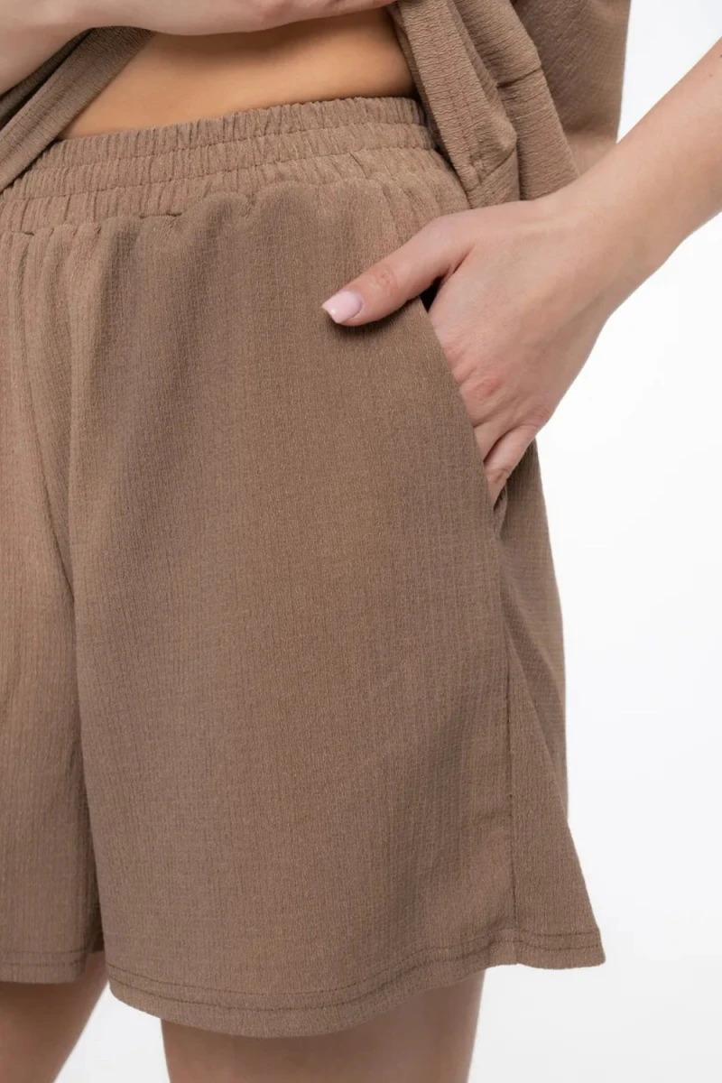 Костюм с шортами КЖ-005 Жатка (кофе)