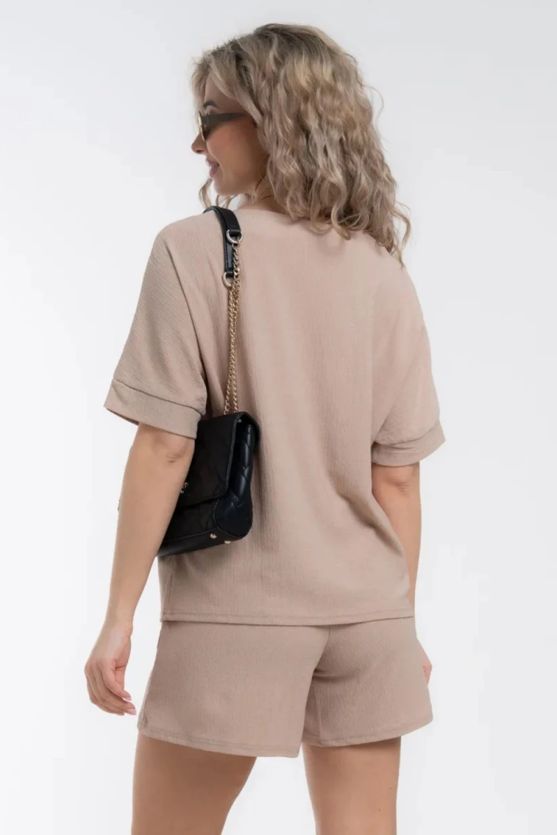 Костюм с шортами КЖ-005 Жатка (какао)