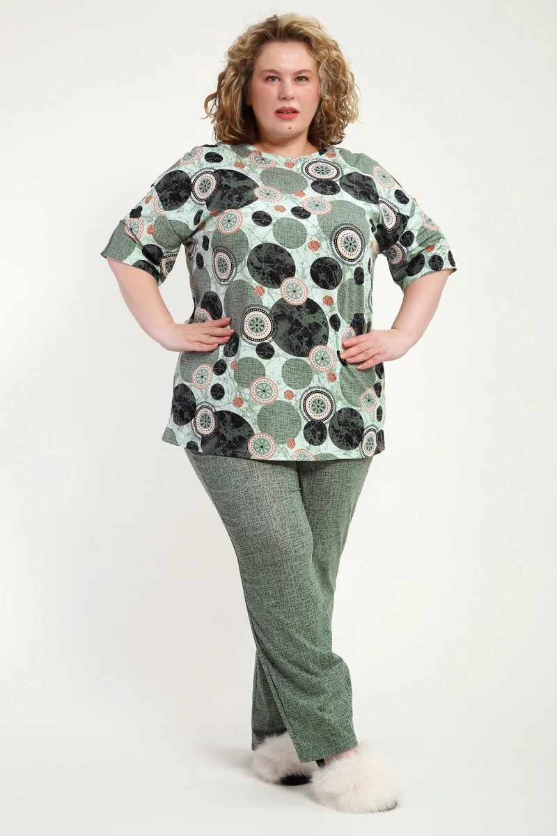 Костюм с брюками КЖ-007 (олива)