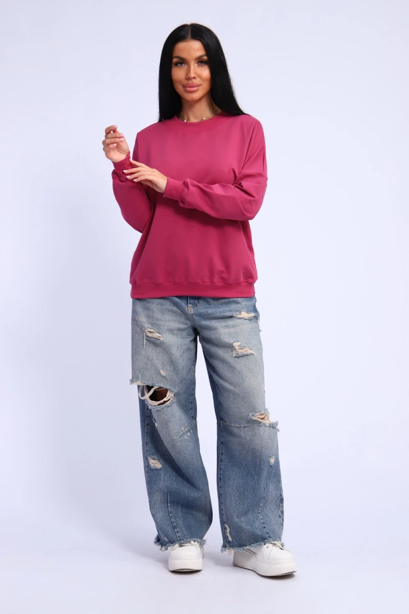 Свитшот 325 (темно-розовый)