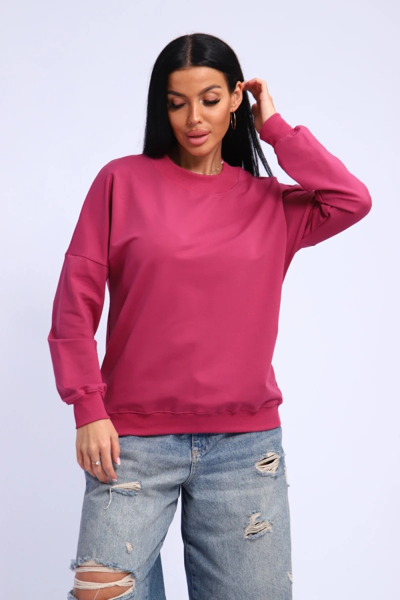 Свитшот 325 (темно-розовый)