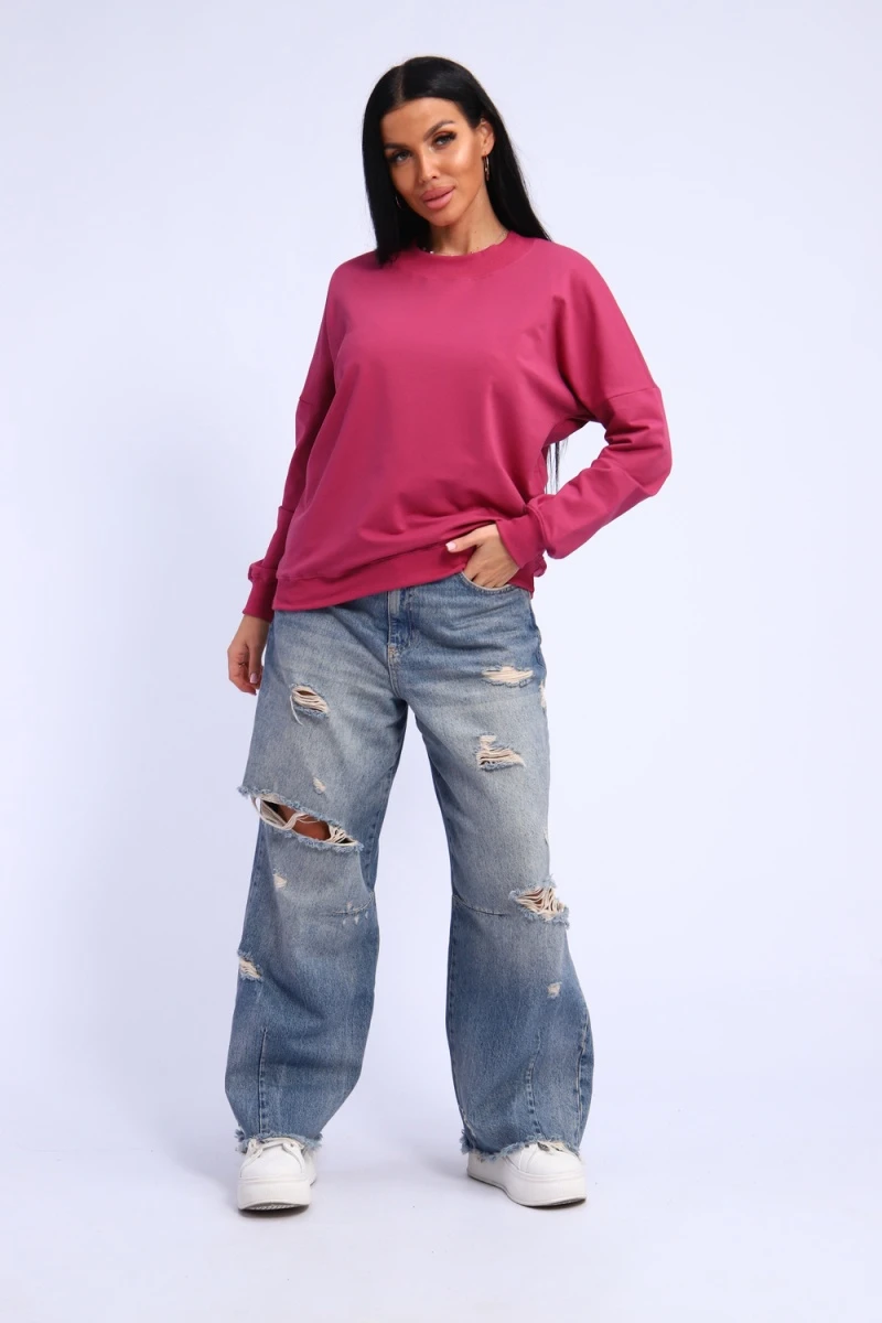 Свитшот 325 (темно-розовый)