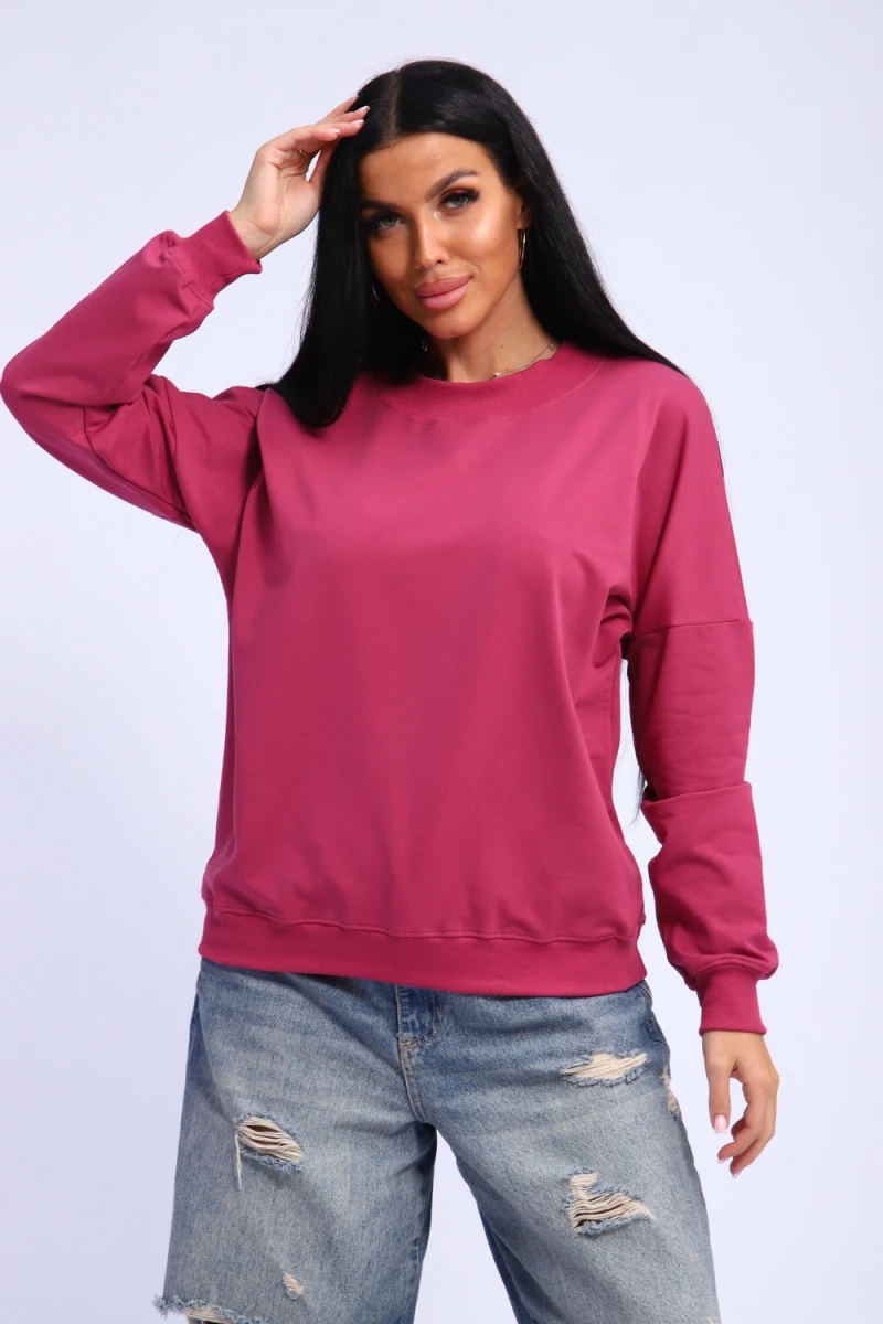 Свитшот 325 (темно-розовый)