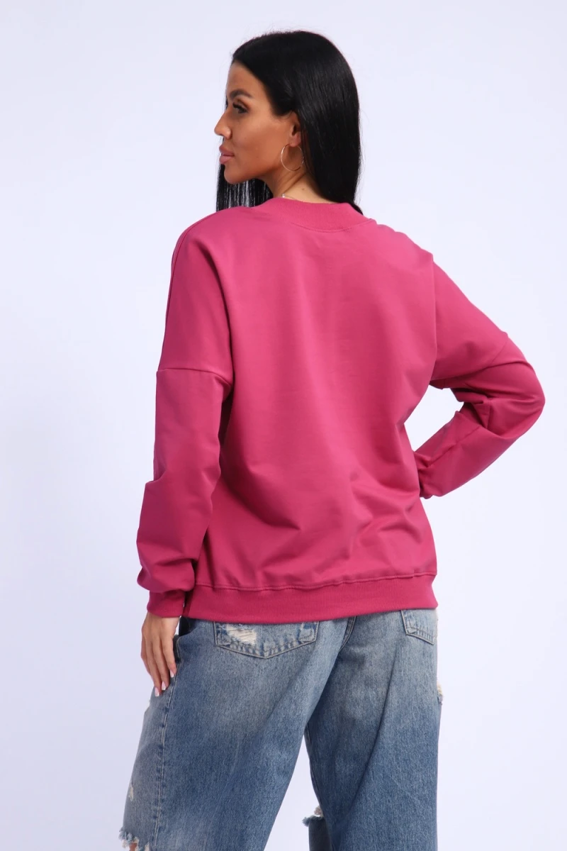 Свитшот 325 (темно-розовый)