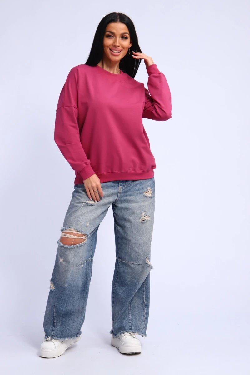 Свитшот 325 (темно-розовый)