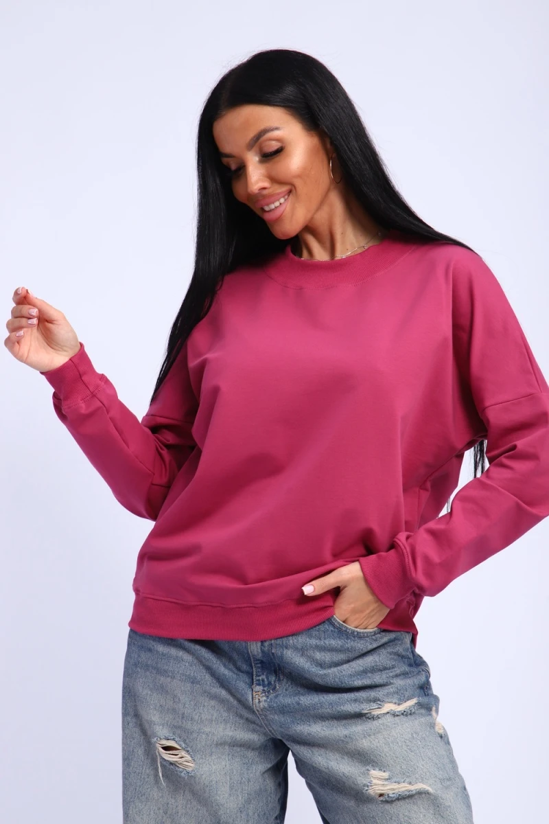 Свитшот 325 (темно-розовый)