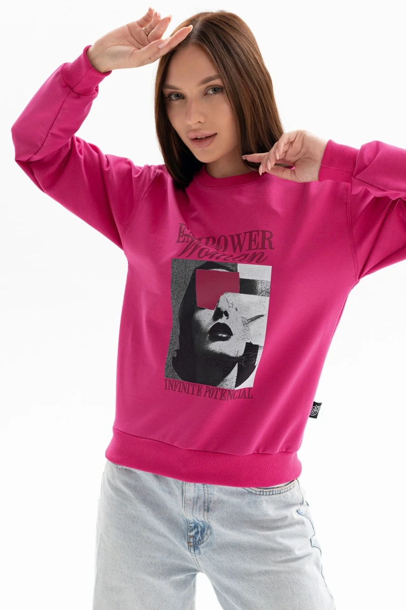 Толстовка 00028 (розовый)