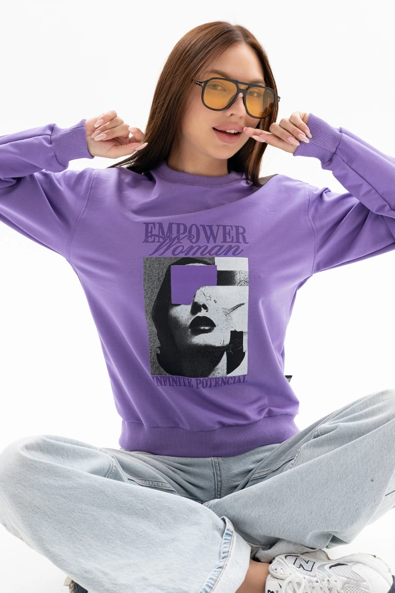 Толстовка 00028 (сиреневый)