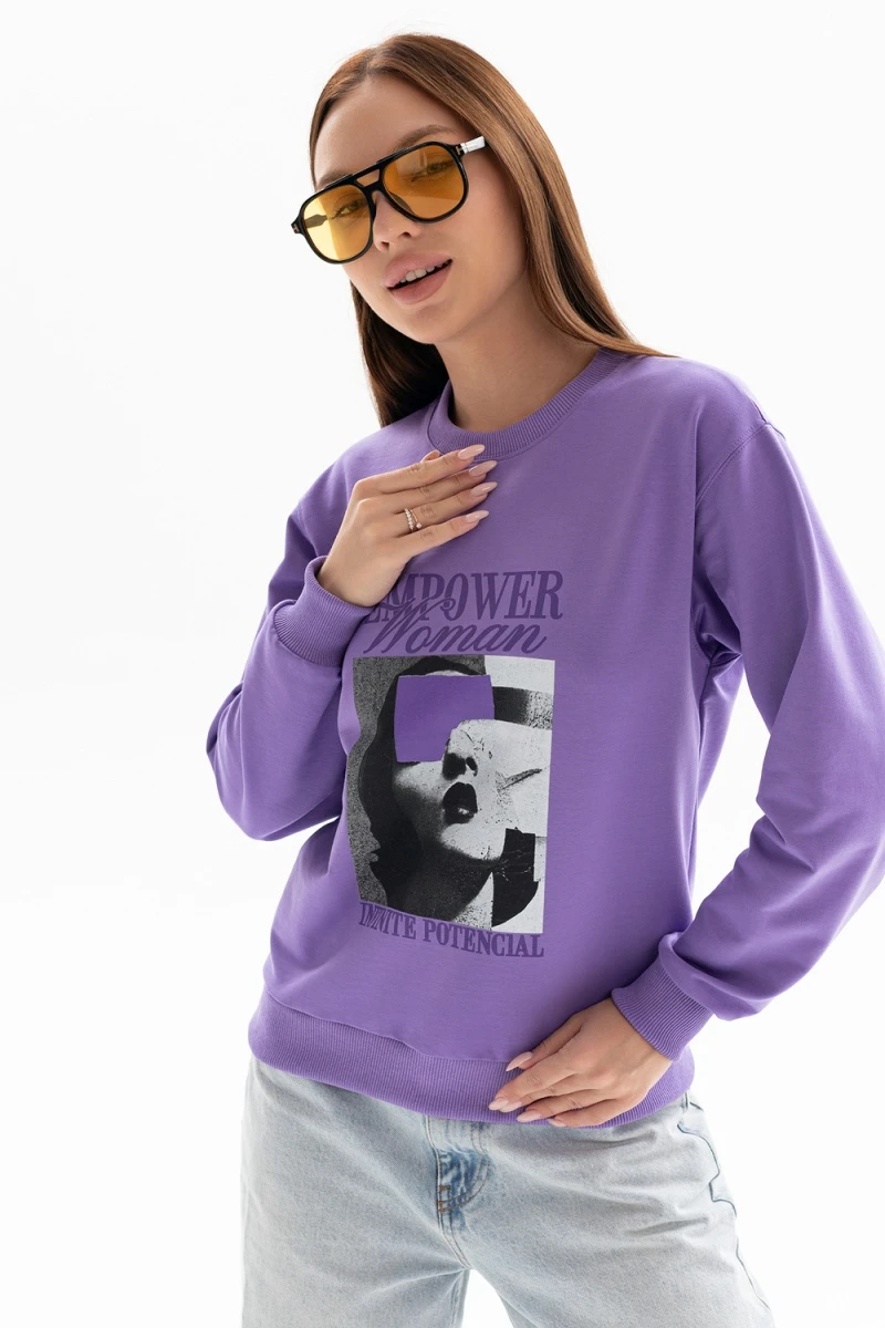 Толстовка 00028 (сиреневый)