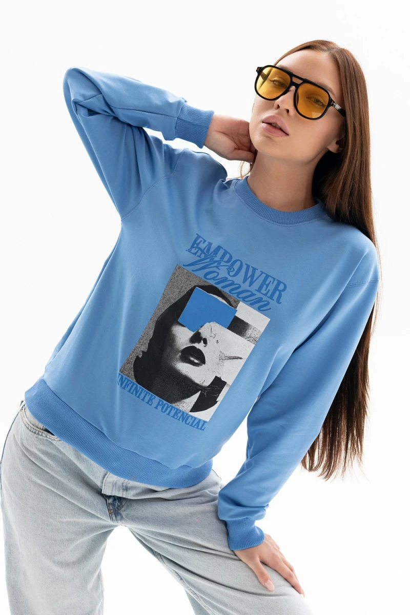 Толстовка 00028 (сине-голубой)