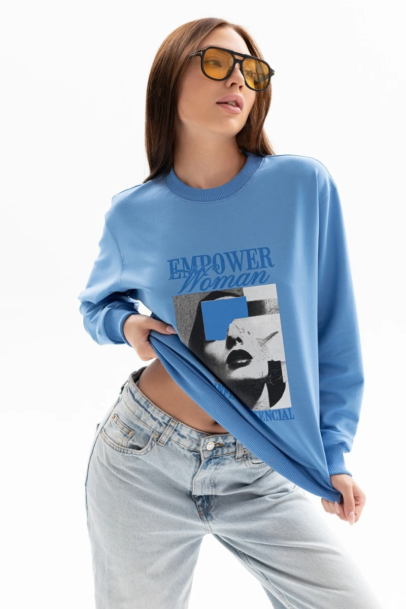 Толстовка 00028 (сине-голубой)