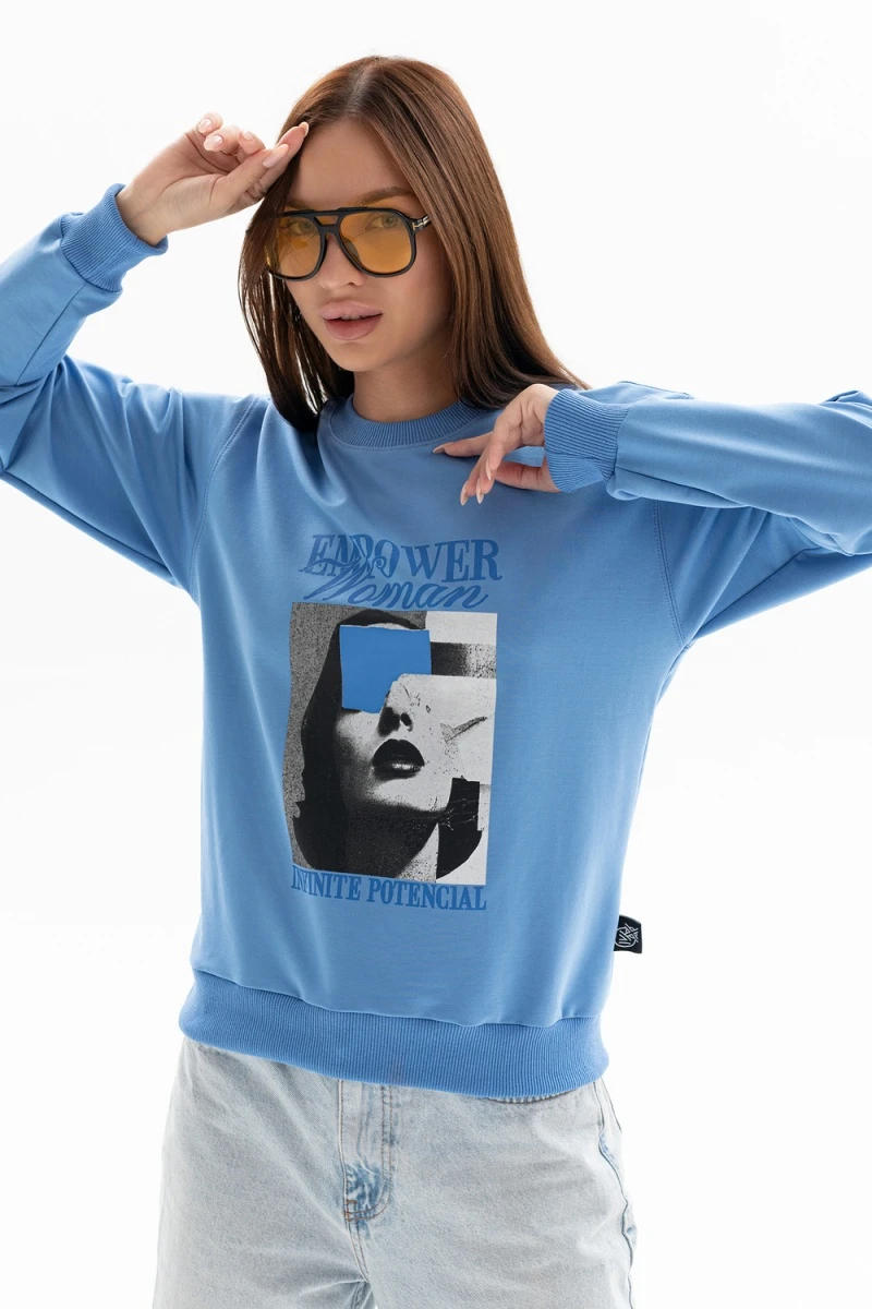 Толстовка 00028 (сине-голубой)