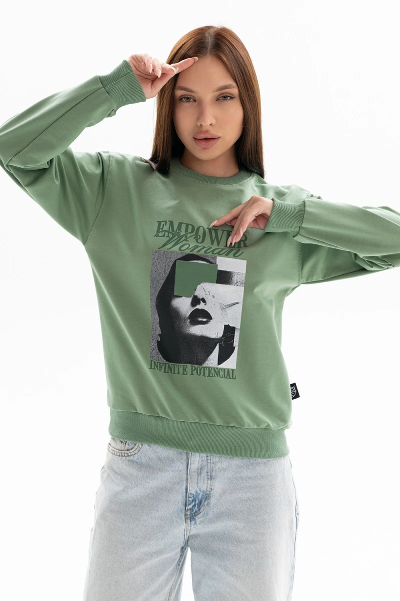 Толстовка 00028 (Светло-оливковый)