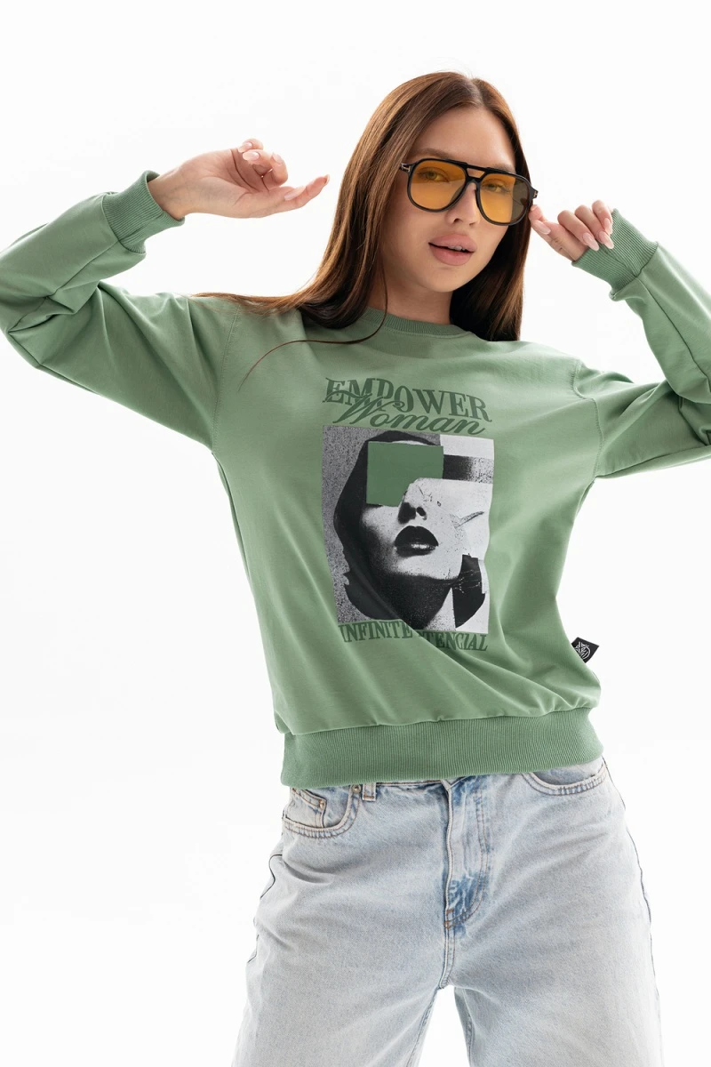 Толстовка 00028 (Светло-оливковый)