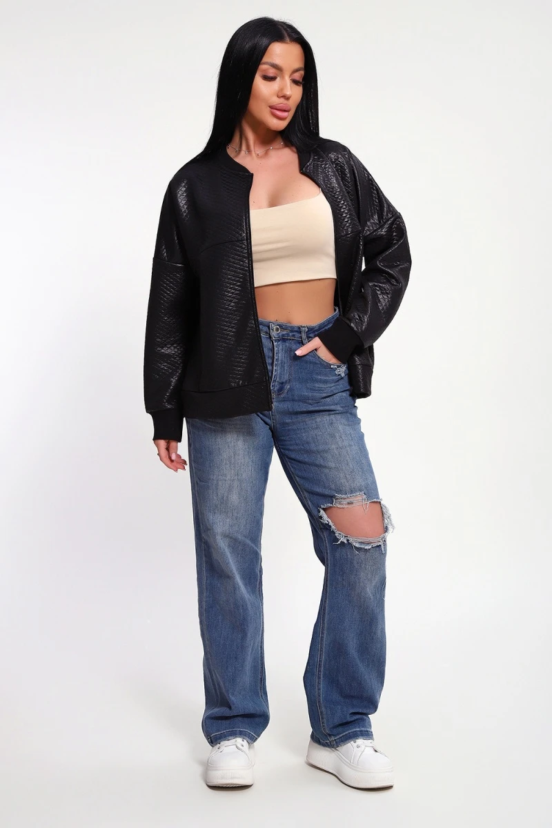 Бомбер 20691 (черный)