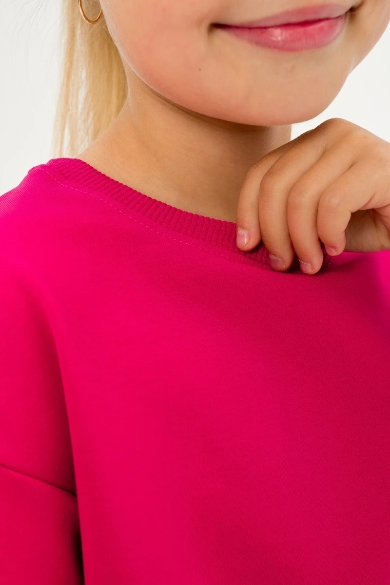 Костюм с шортами для девочки Вершина (малиновый)