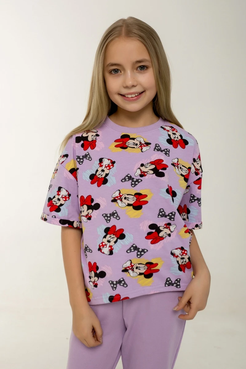 Костюм с брюками Клара (сиреневый)