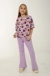 Костюм с брюками Клара (сиреневый)