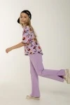 Костюм с брюками Клара (сиреневый)