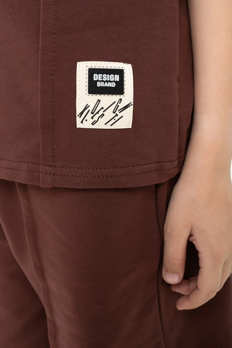 Костюм с бриджами для мальчика Стрела (коричневый)