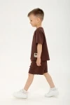 Костюм с бриджами для мальчика Стрела (коричневый)