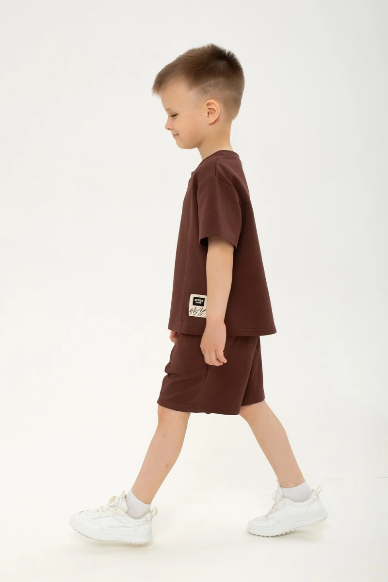 Костюм с бриджами для мальчика Стрела (коричневый)