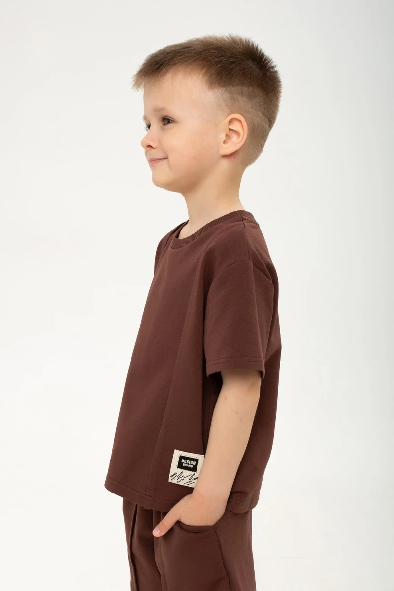 Костюм с бриджами для мальчика Стрела (коричневый)