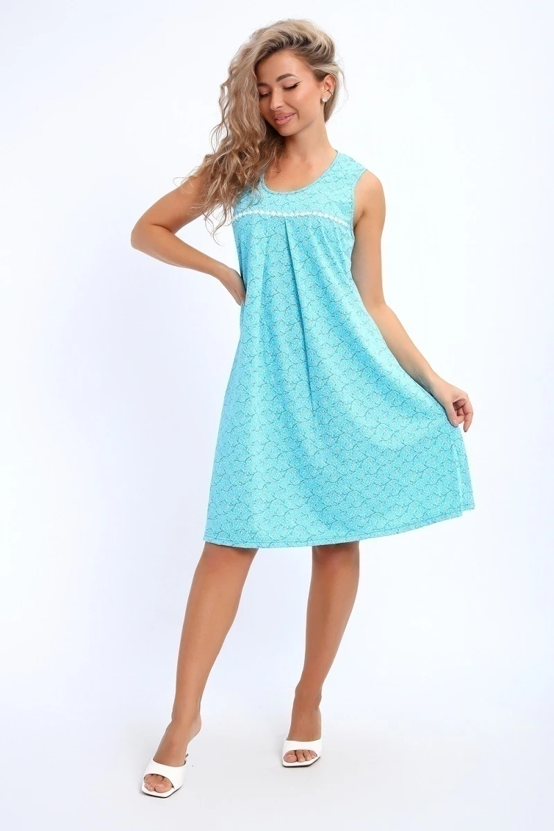 Сорочка 30138 (бирюза)