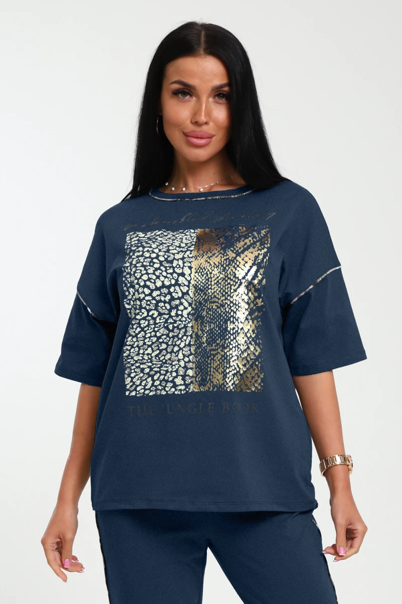 Футболка 238 (темно-синий)